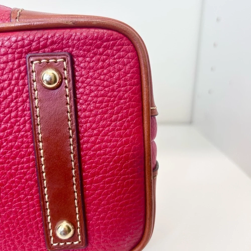Dooney & Bourke Pebble Grain Hobo Shoulder Bag in Red trending